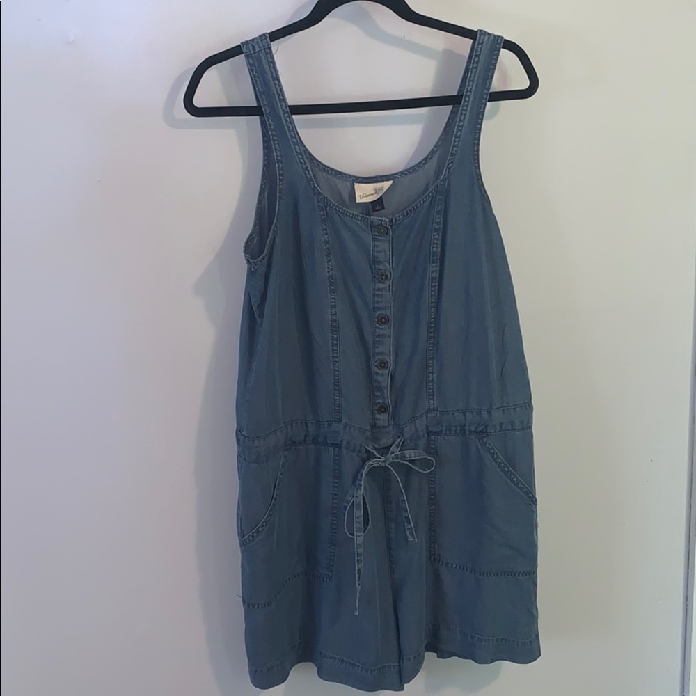Universal Thread Chambray Romper - image 1
